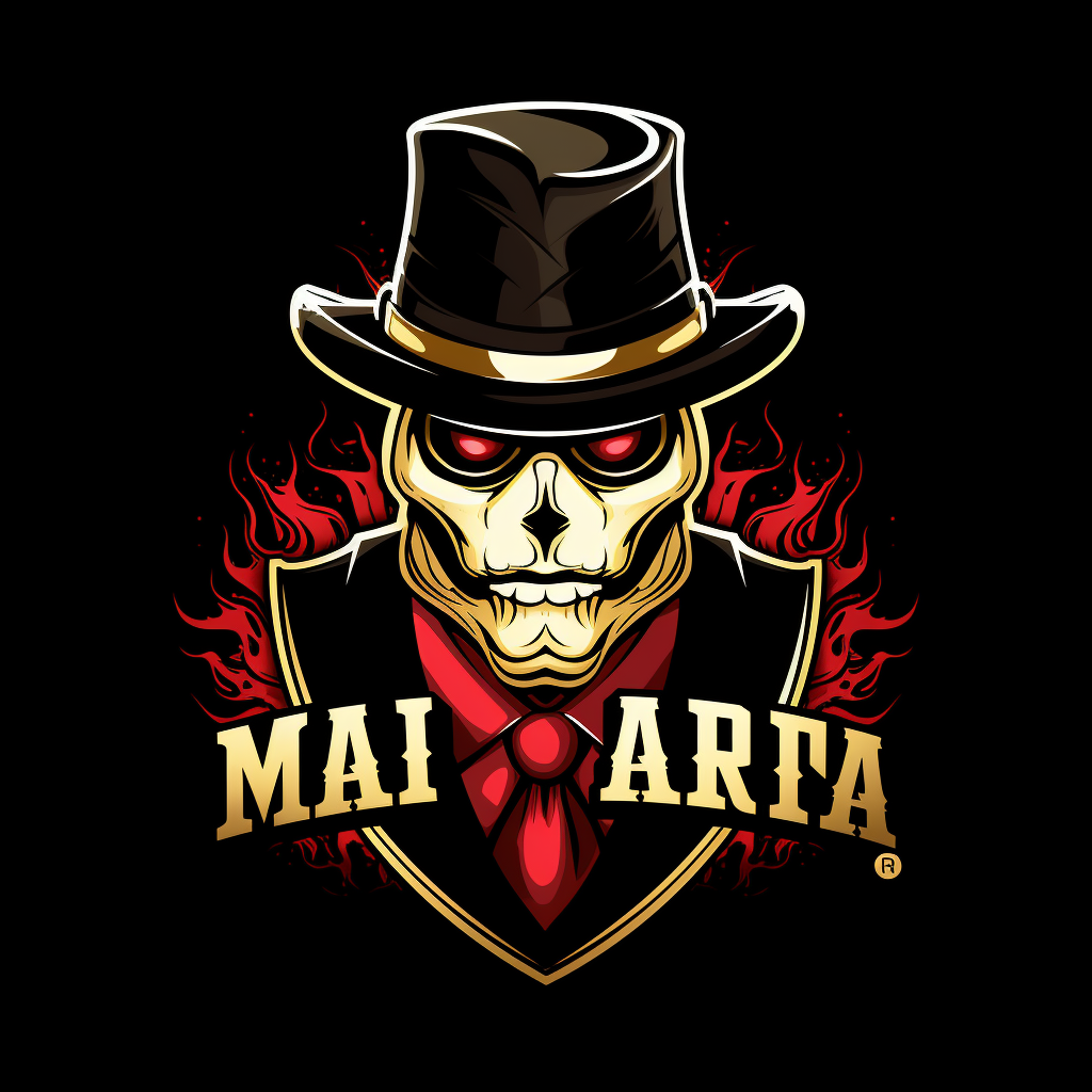 Mafia team football logo on white background