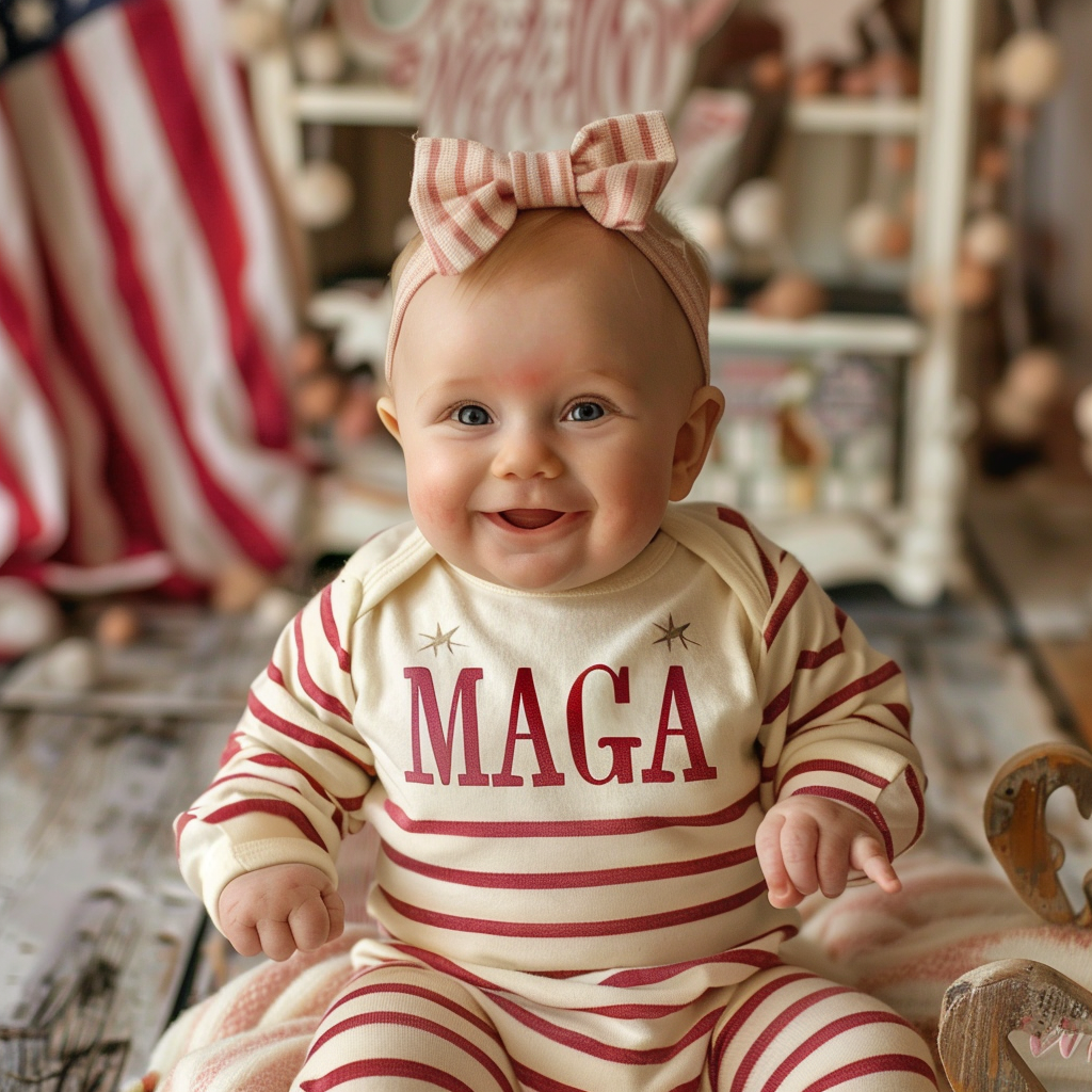 MAGA Baby Onesie Donald Trump