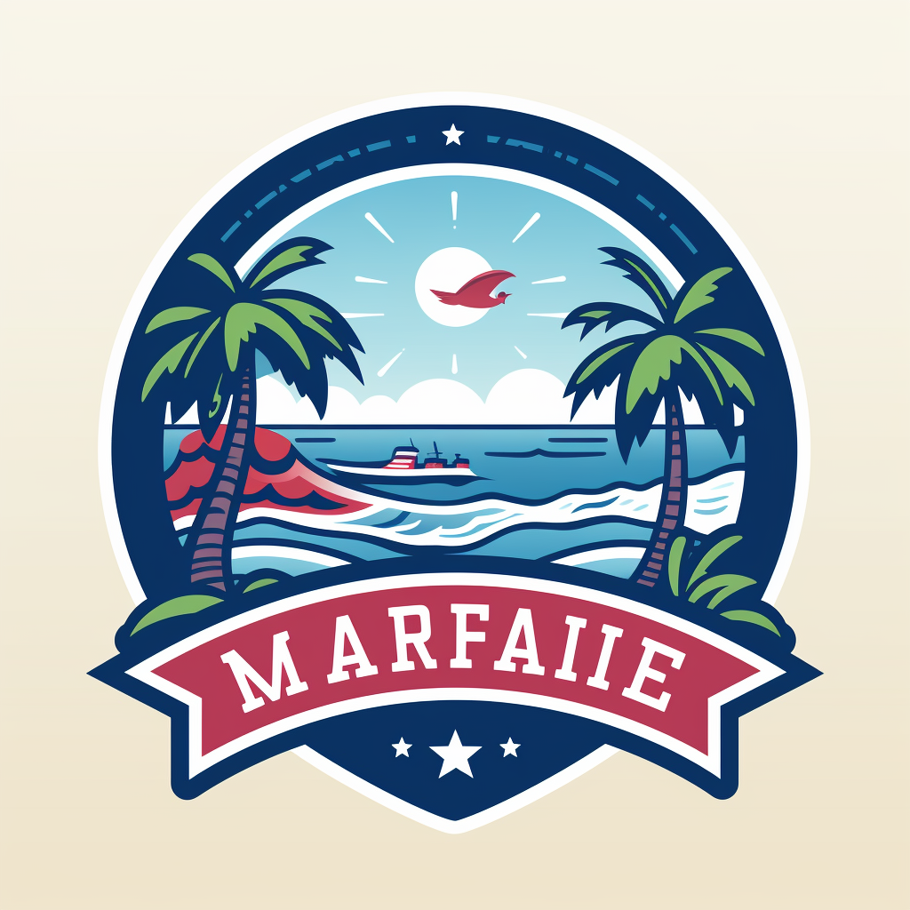 MAGAritaville logo with American flag