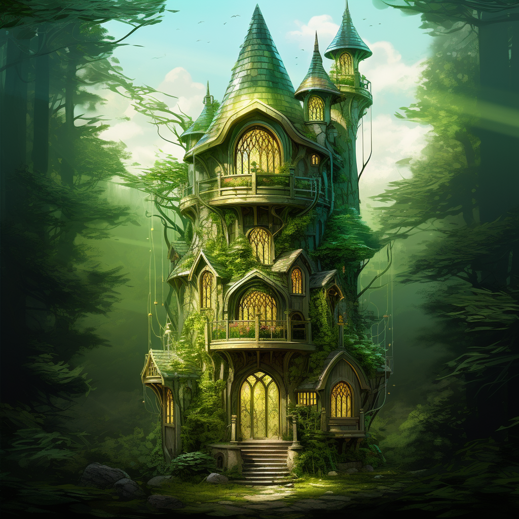 Illustration of Elven Mage Tower