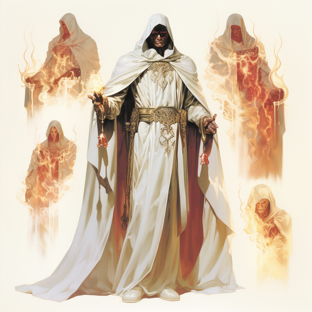 Mage God With White Cape