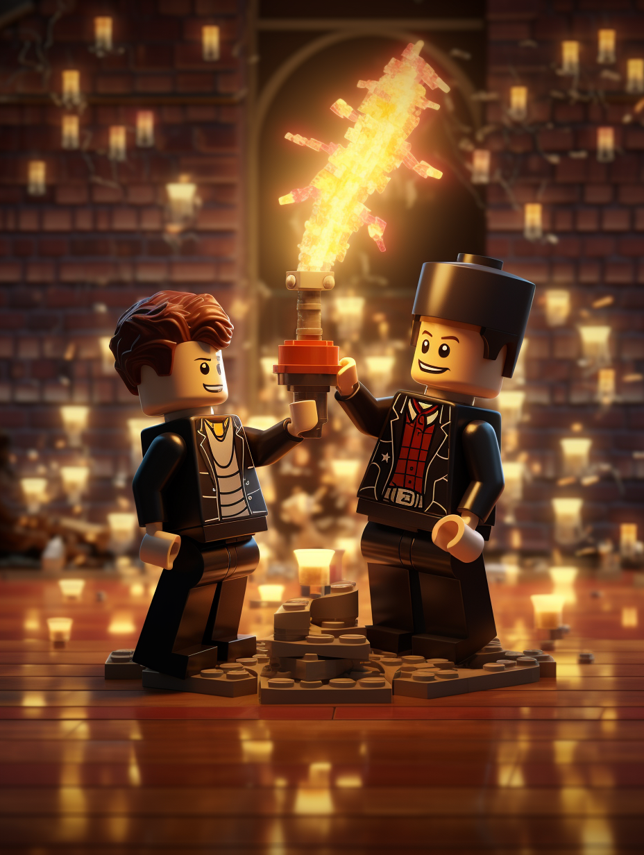 Magical kids' Lego movie act