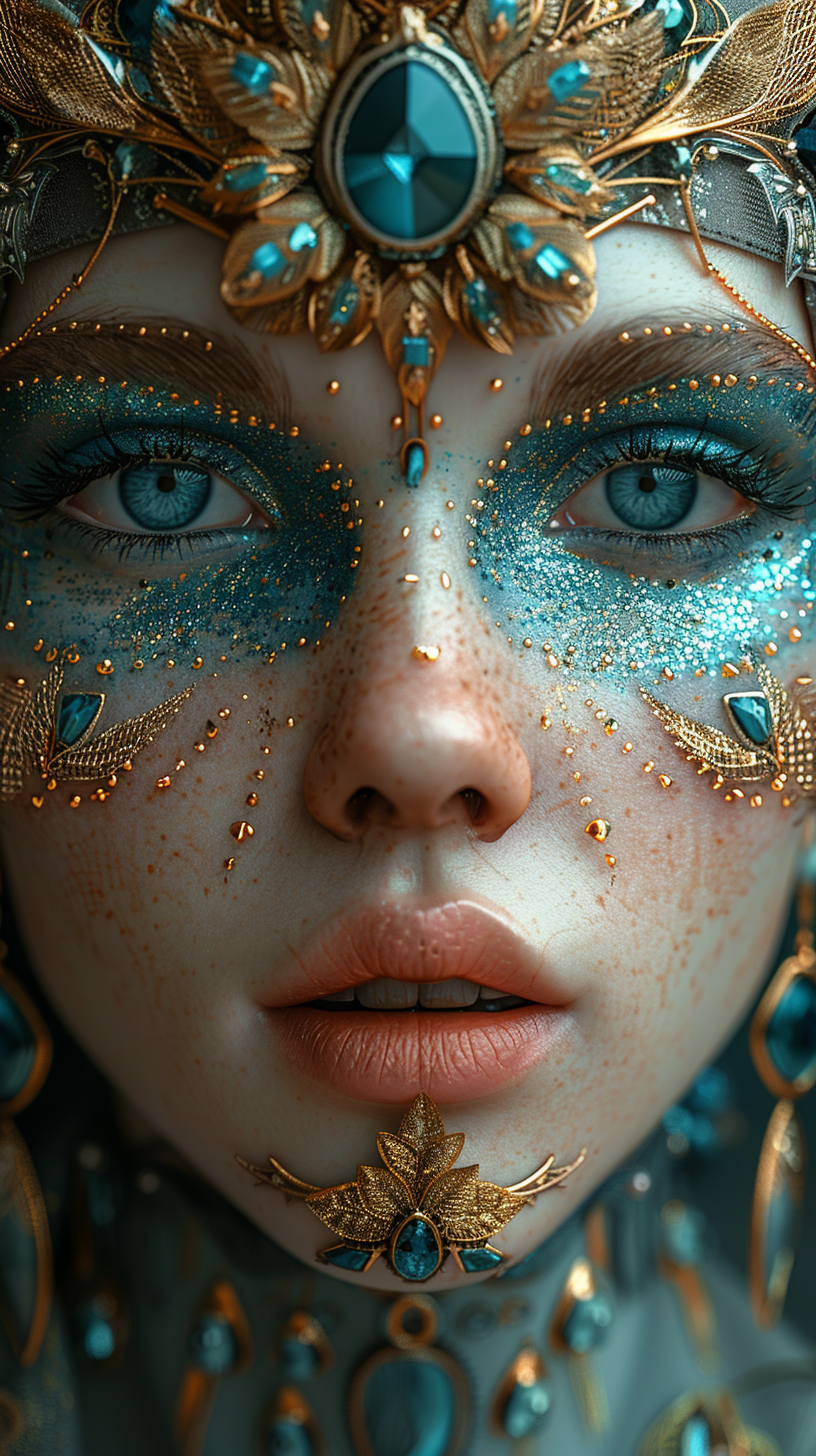 Face with Magic Art Fantasy