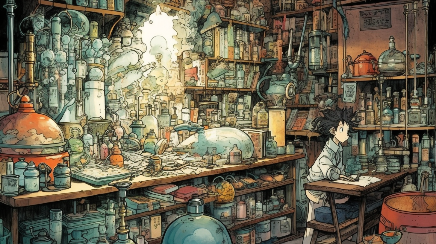 Dr. Frankenstein's magical laboratory