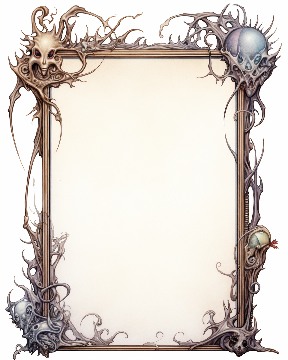 Magical Symbols Frame Design