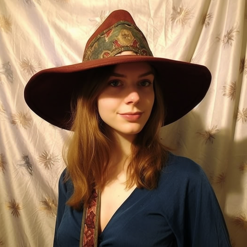 Magical Wide Brim Hat for Dungeons and Dragons