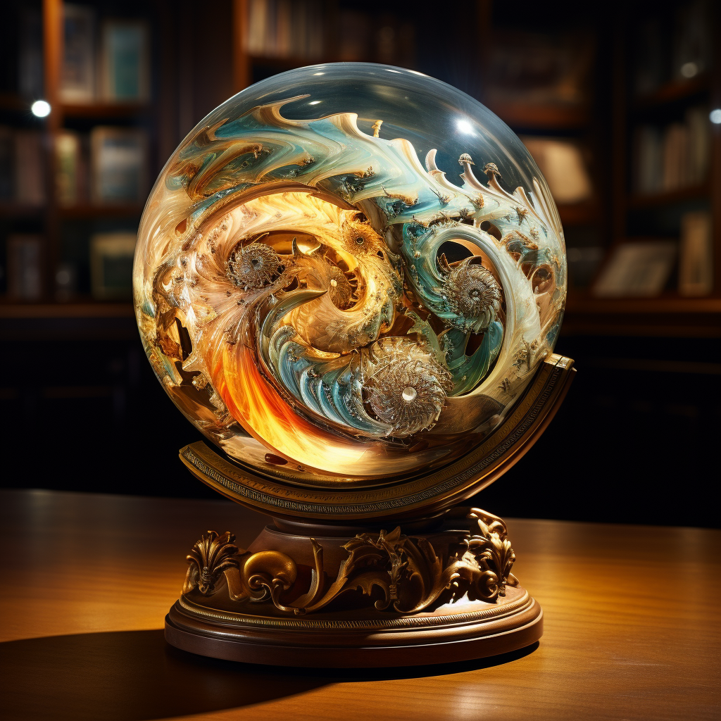 Gorgeous Magic Sphere in Museum