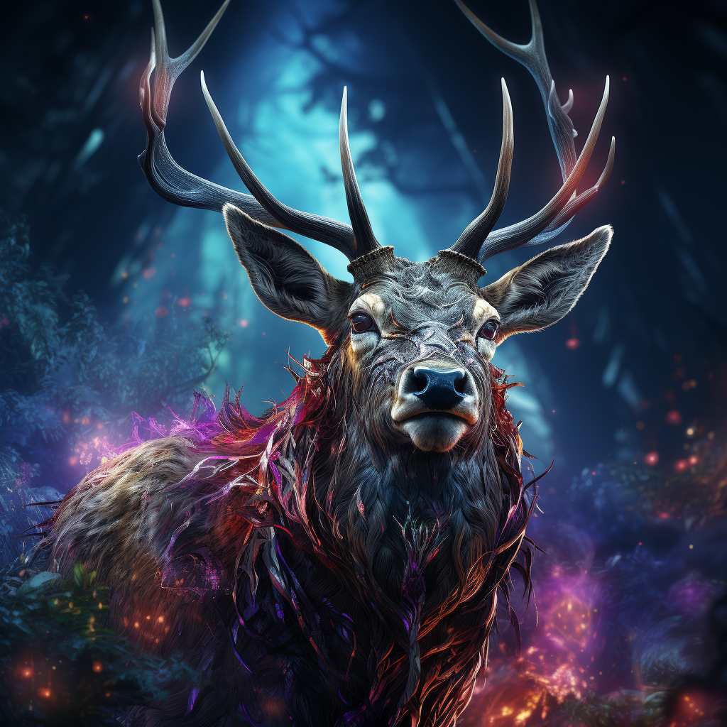 Stunning Magical Stag Image