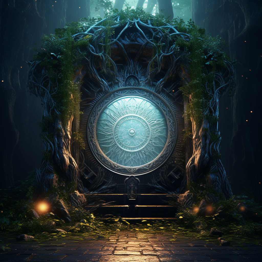 Image of a mystical door portal