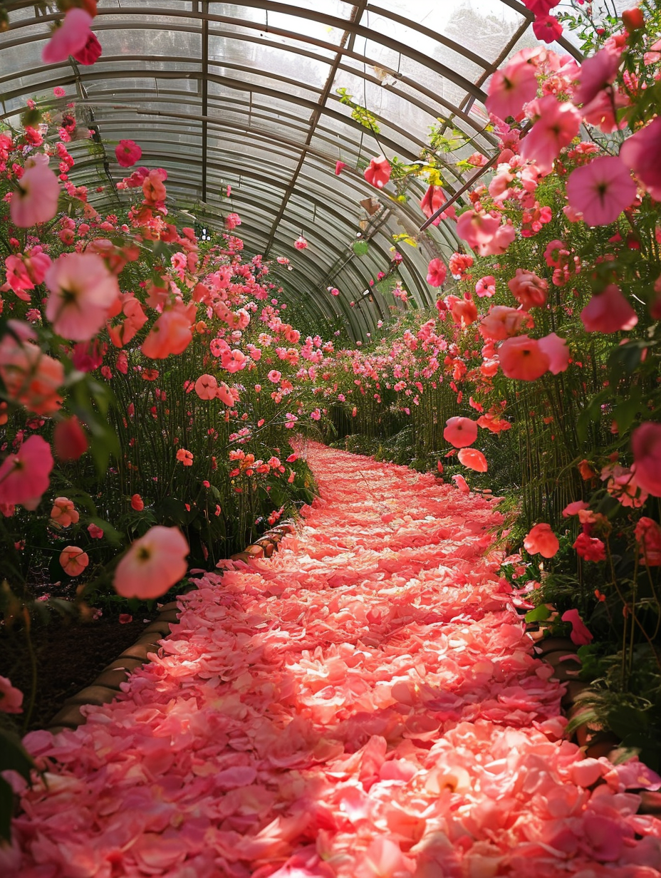 Magical flower greenhouse petals avalanche