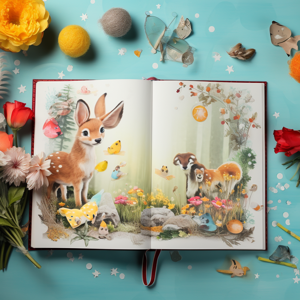 Magical Spring Collage Kindergarten Photo Book