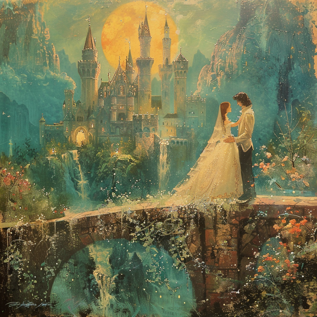 Magical Wedding in Castle Art