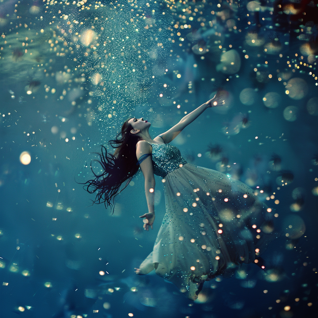 Floating magical pixie dust photo