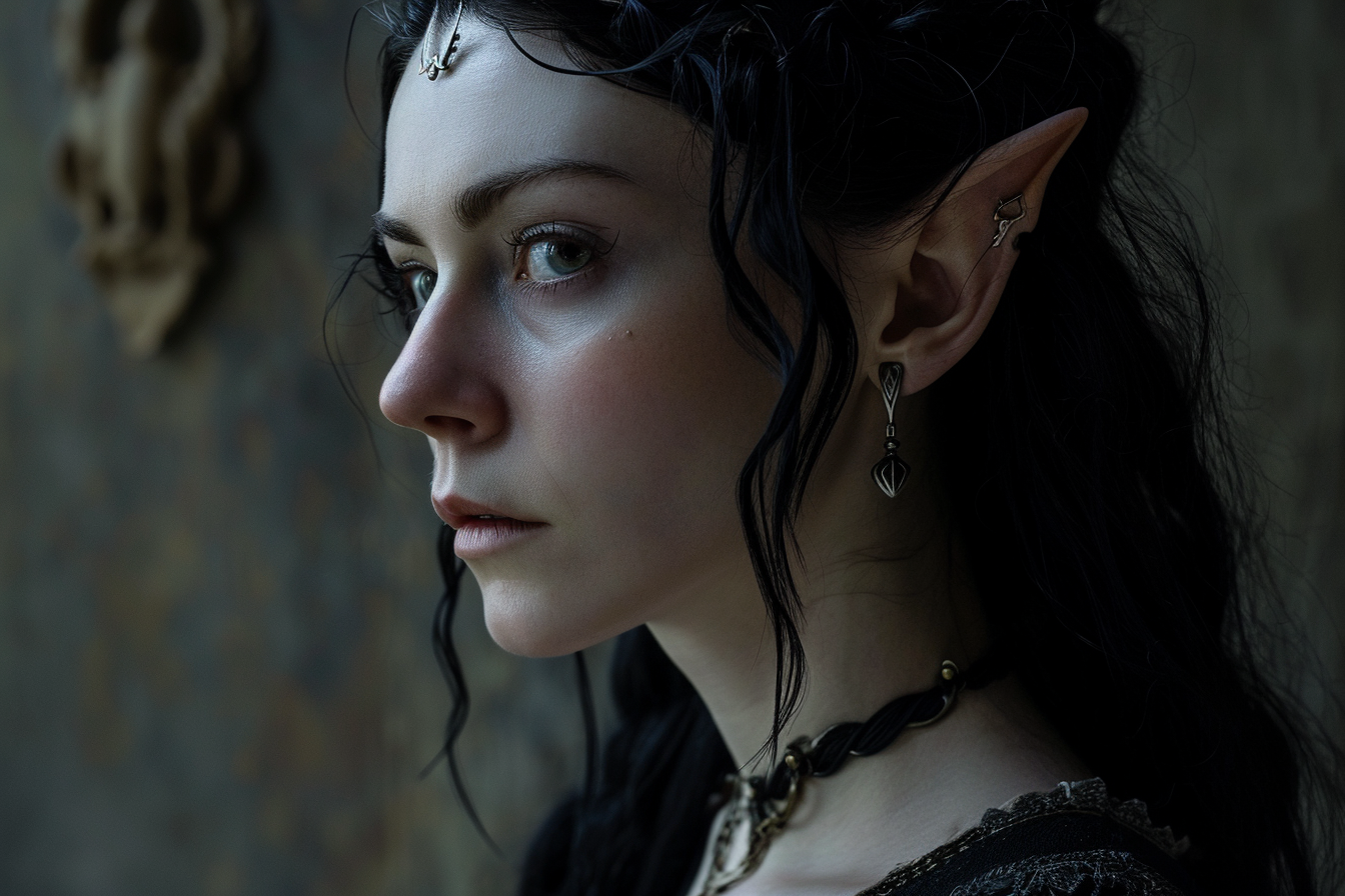 Magistrix Seraphina Thorne - Half-Elf Portrait  ?️