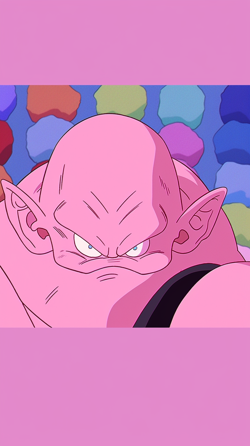 Majin Buu 90s Anime Screencap