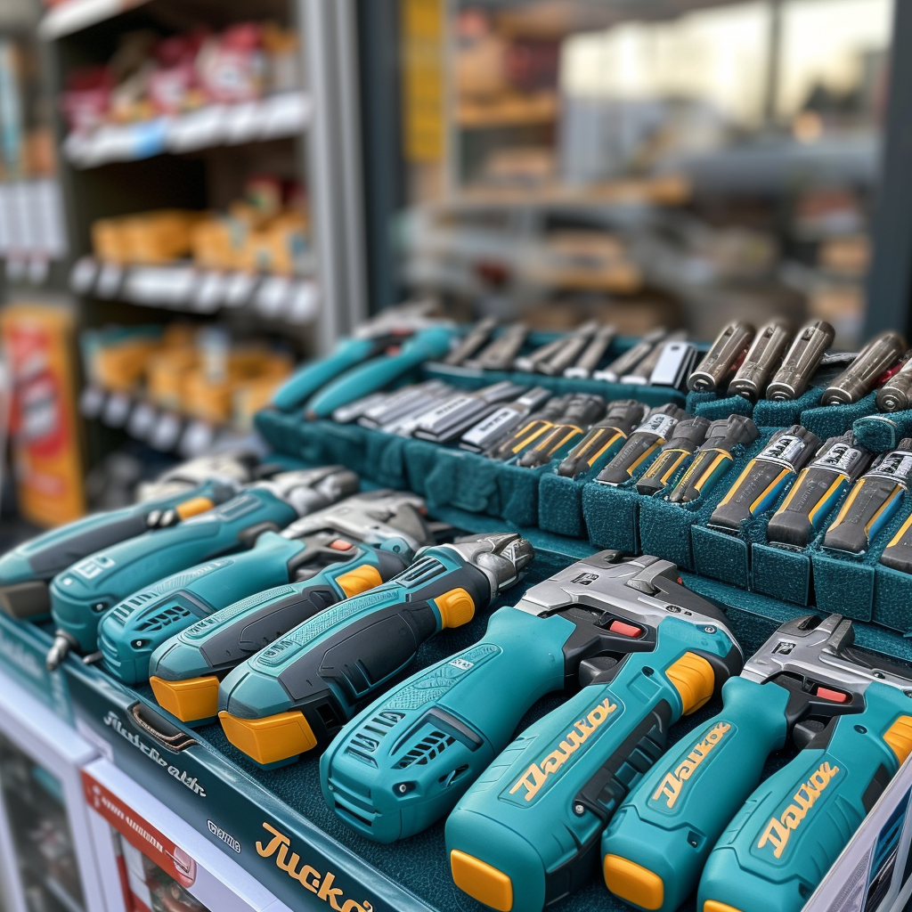 Makita Tool Set in Front of ALDI Store