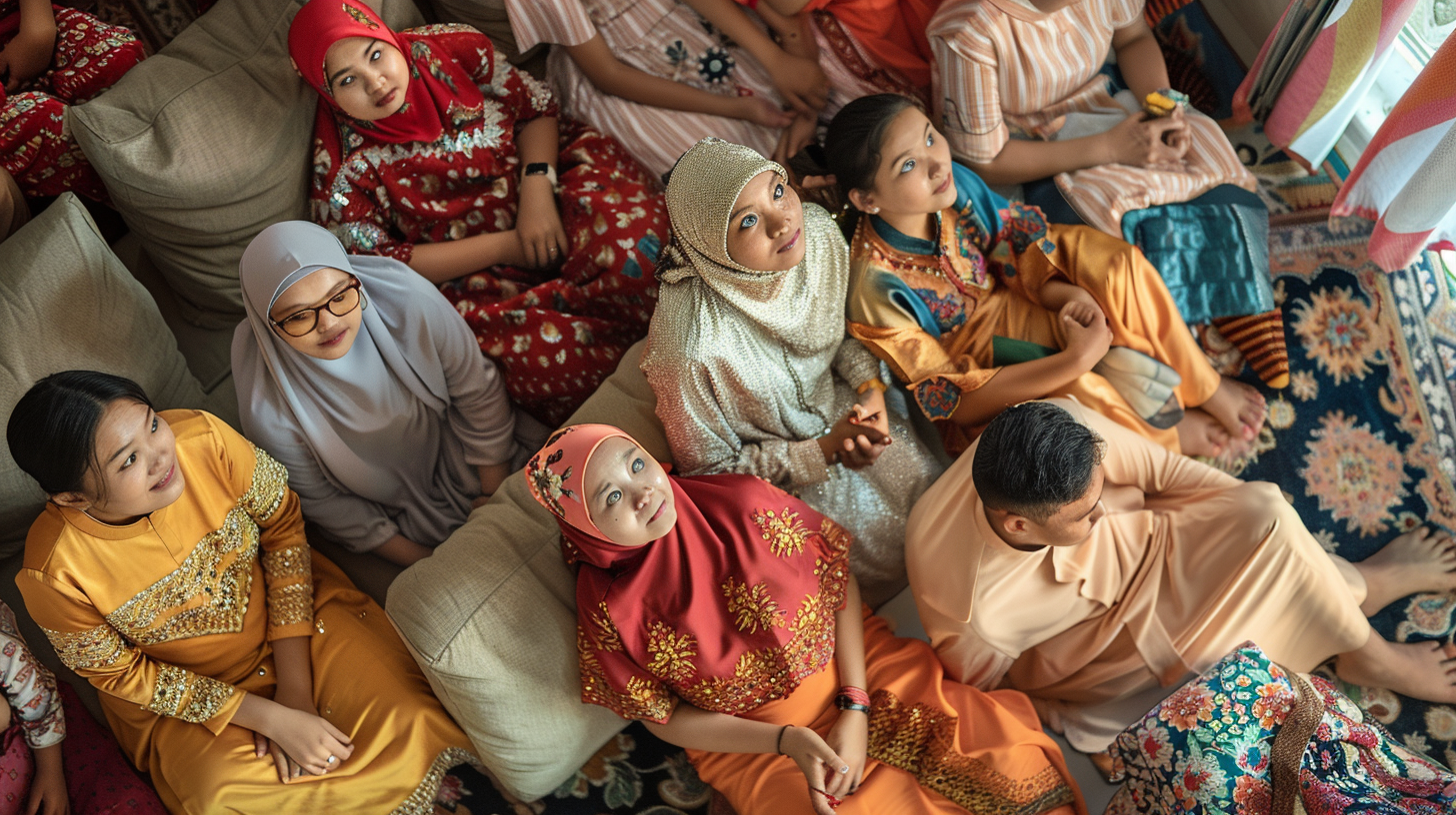 Malay Teenager Hari Raya Singapore