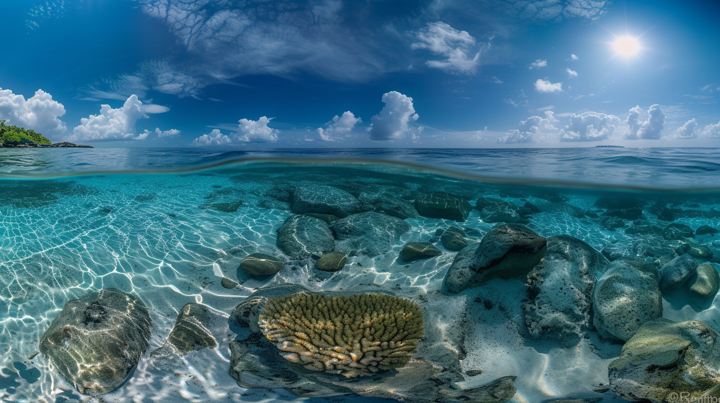 Meeru Island Maldives crystal clear blue waters