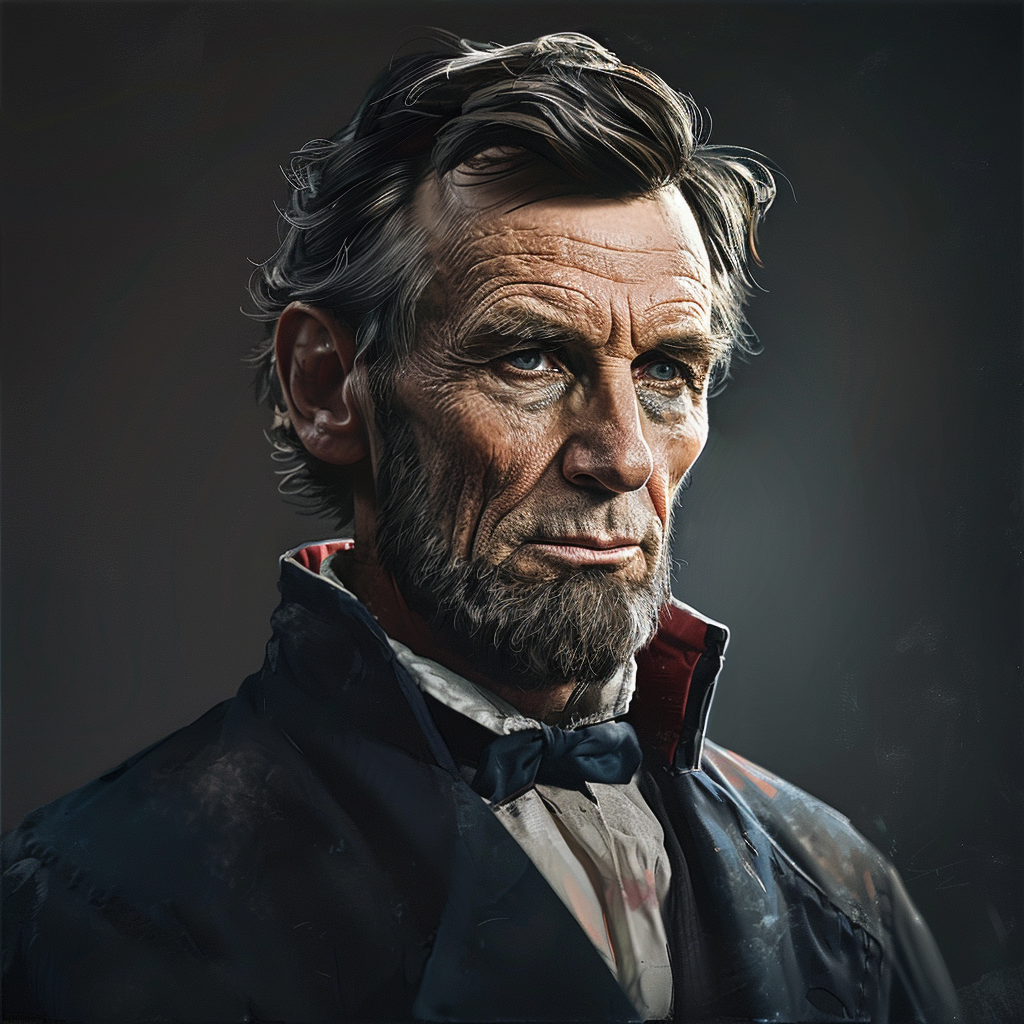 Male with Lincoln and Belichick features