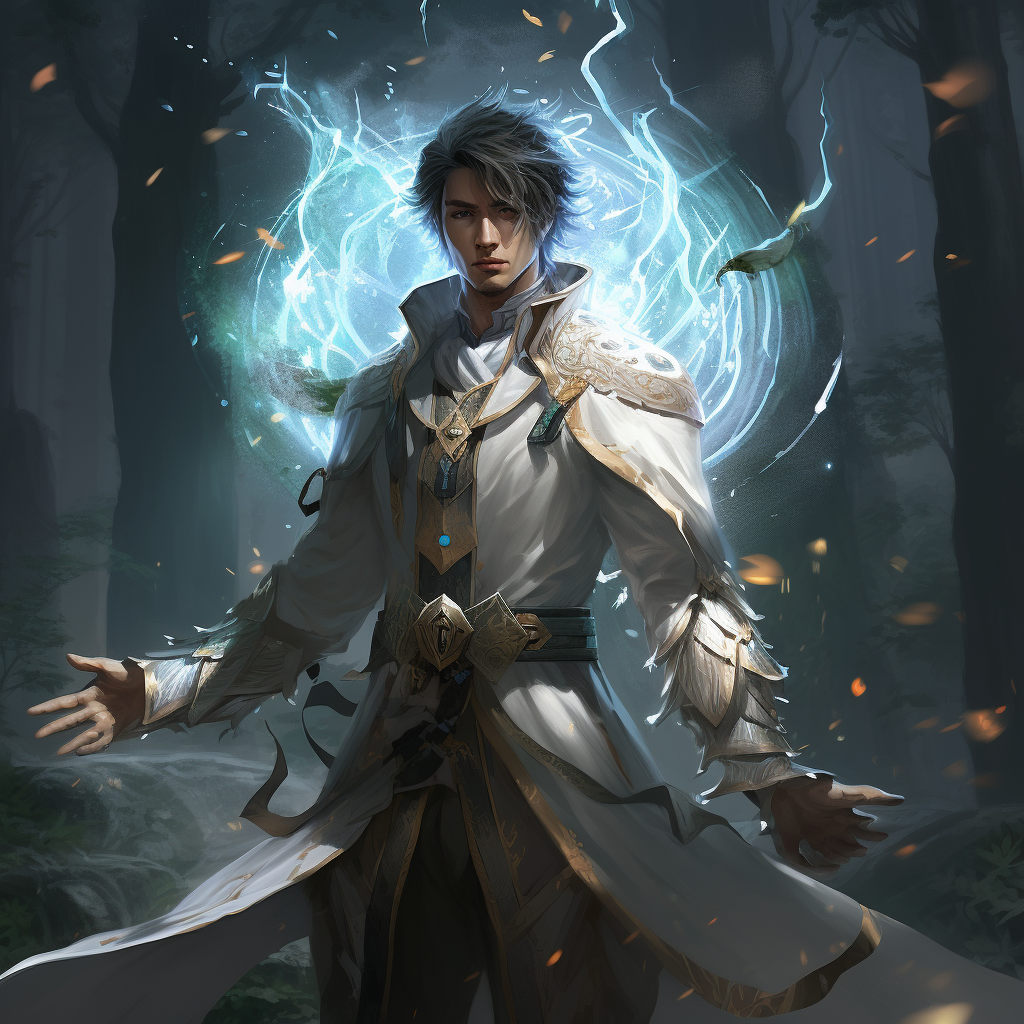 Male Healer MMORPG Character