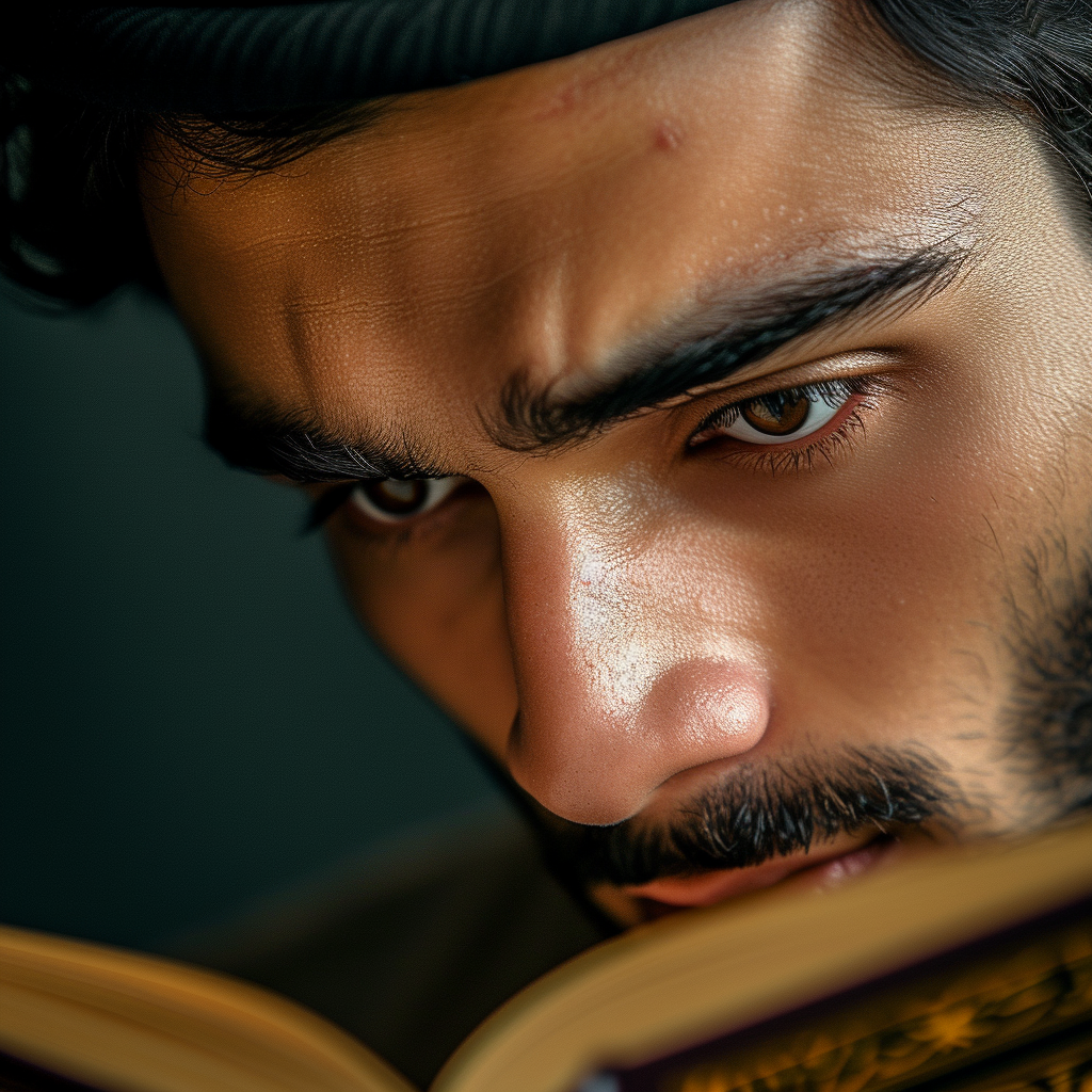 Emotional Male Reading Quran