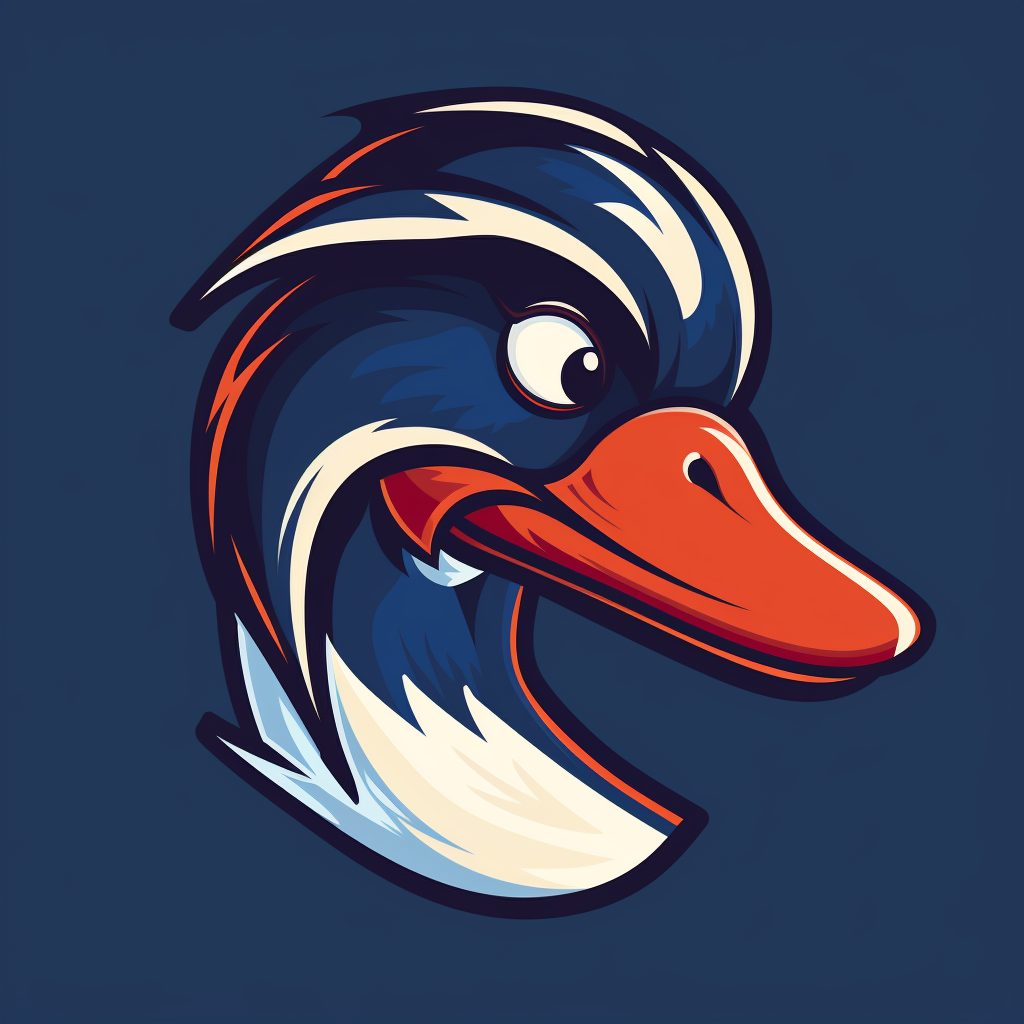 Mallards Retro Mascot Sports Logo