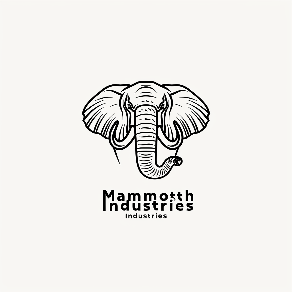 Mammoth Industries business logo design