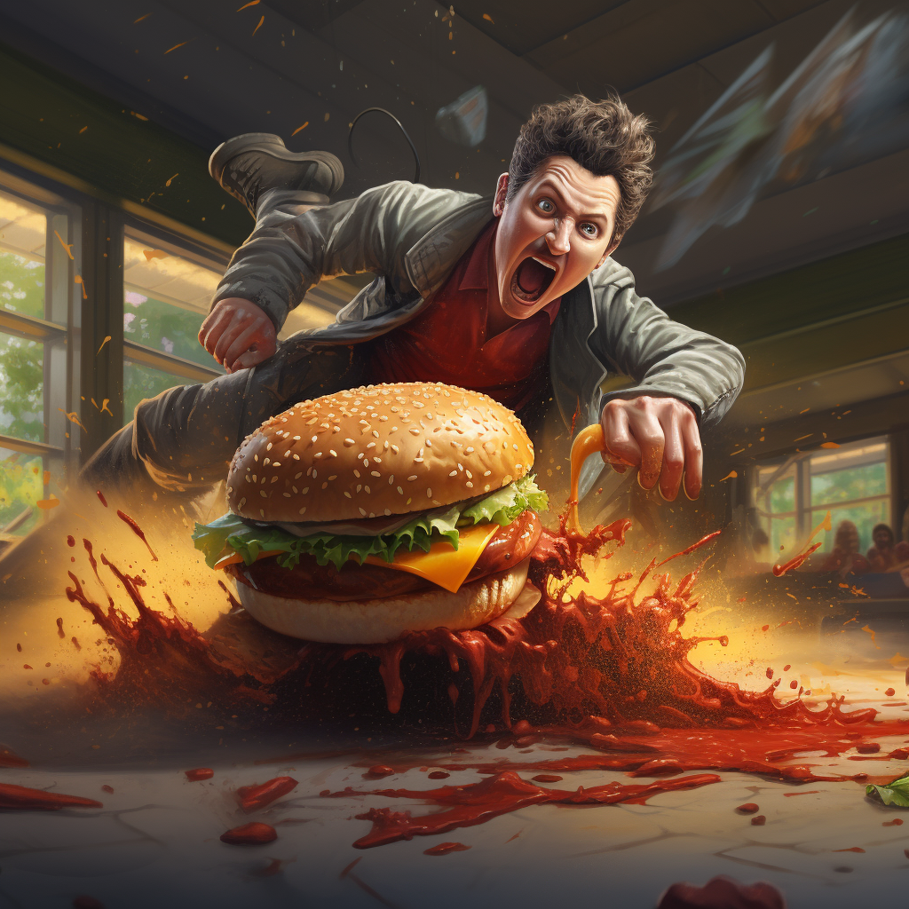 Man Dropping Big Mac