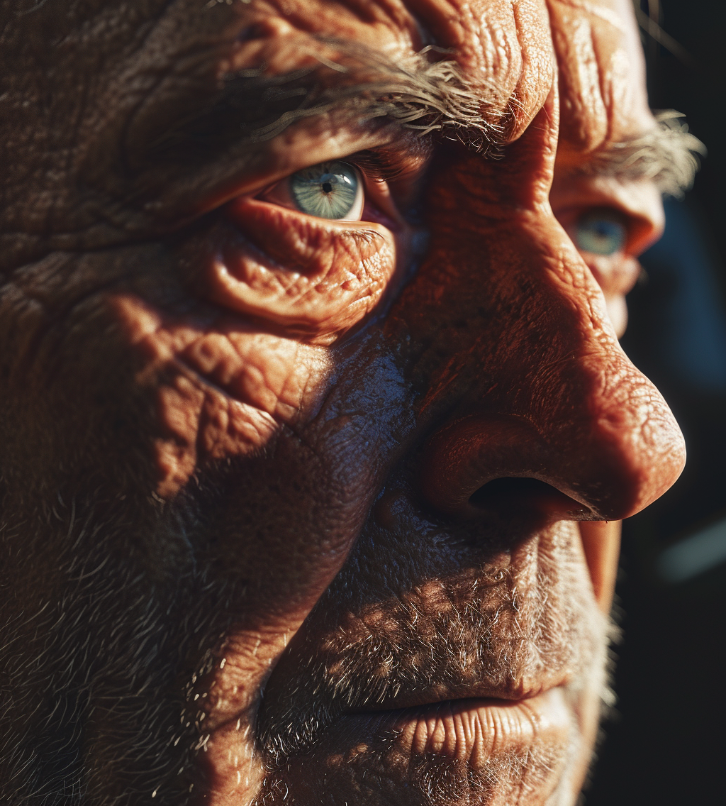 Realistic 3D animation of a man