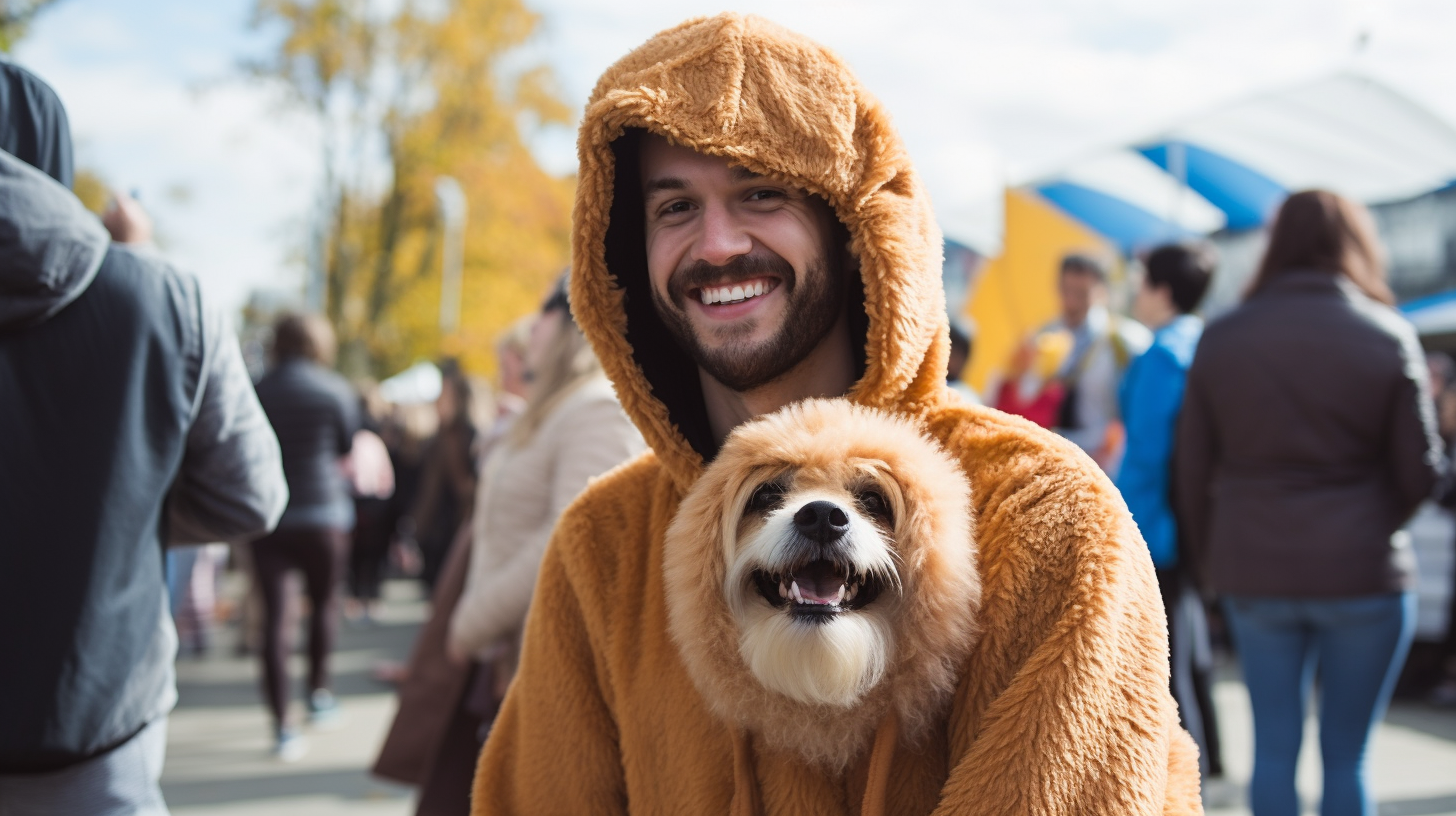 Man in Dog Costume