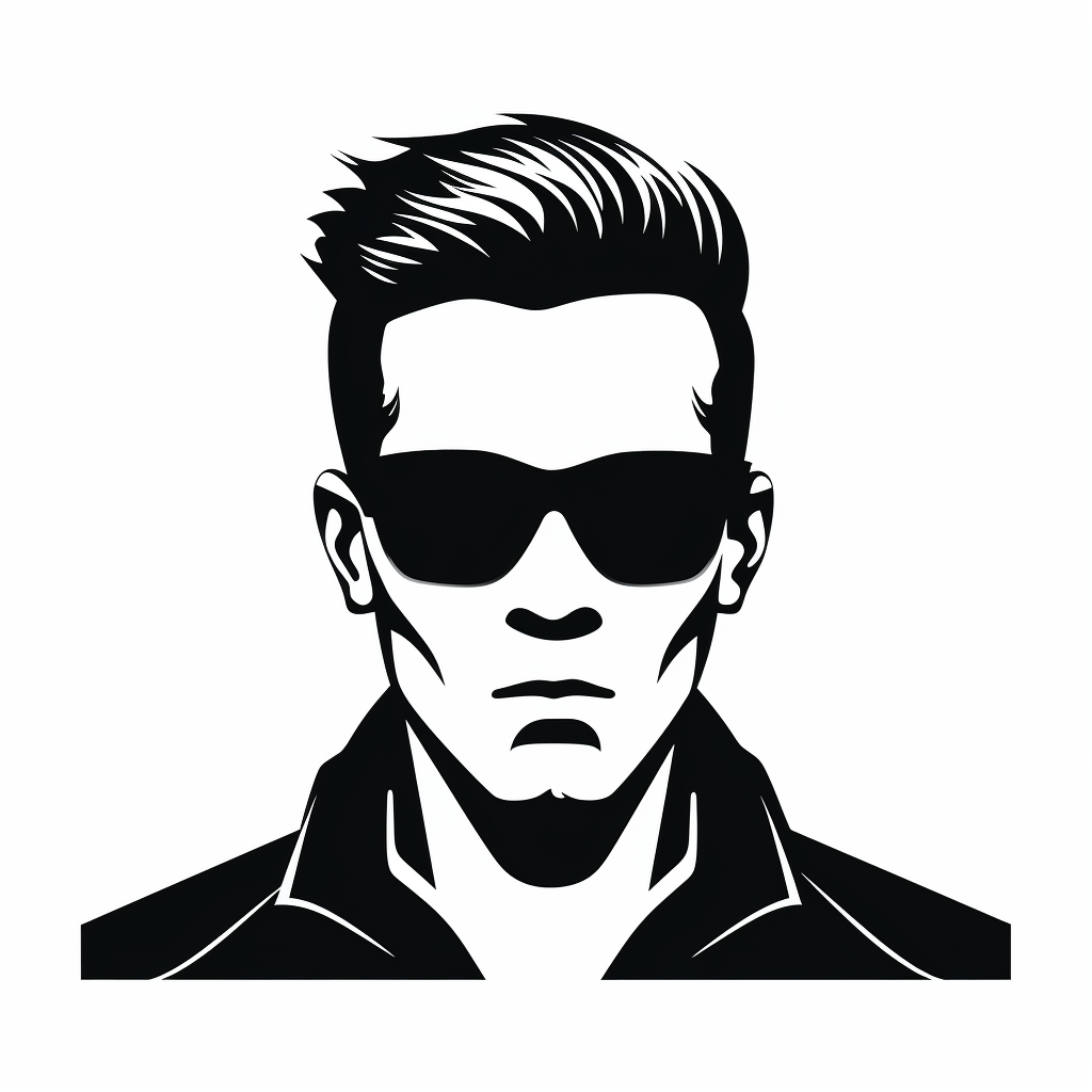 Man with Sunglasses Logo