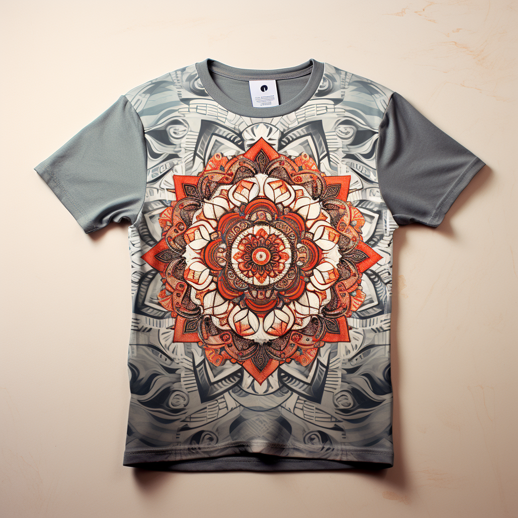 Beautiful mandala t-shirt design