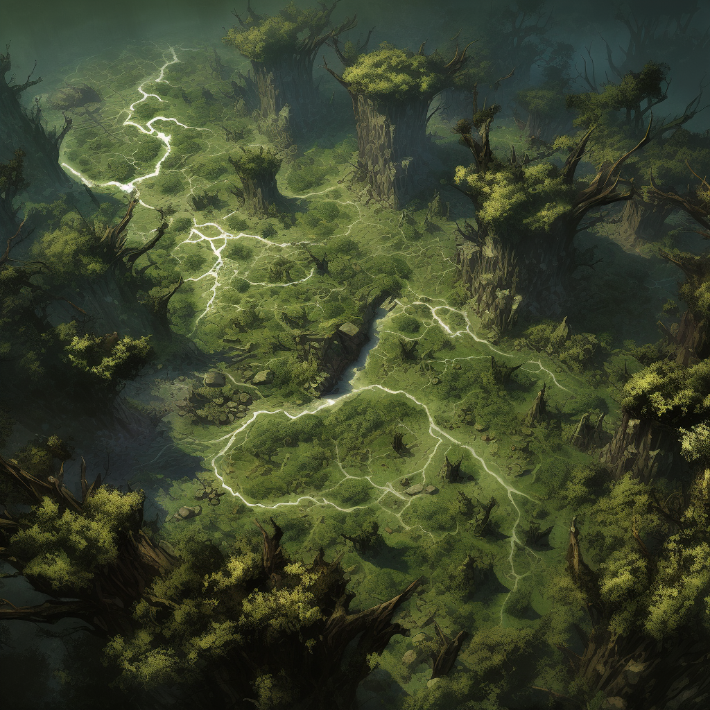 Spectacular Battlemap in Mangrovian Forest