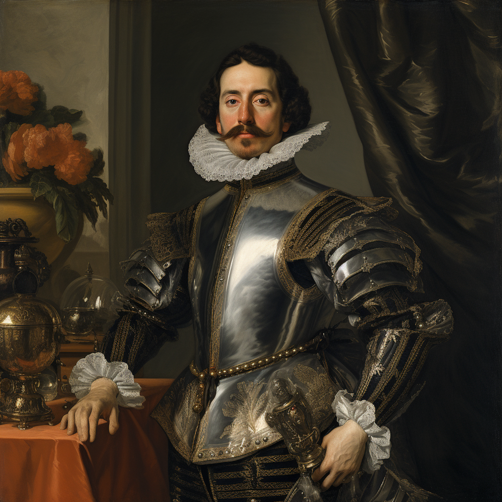 Royal portrait of the Manic Duke of Lotharingia