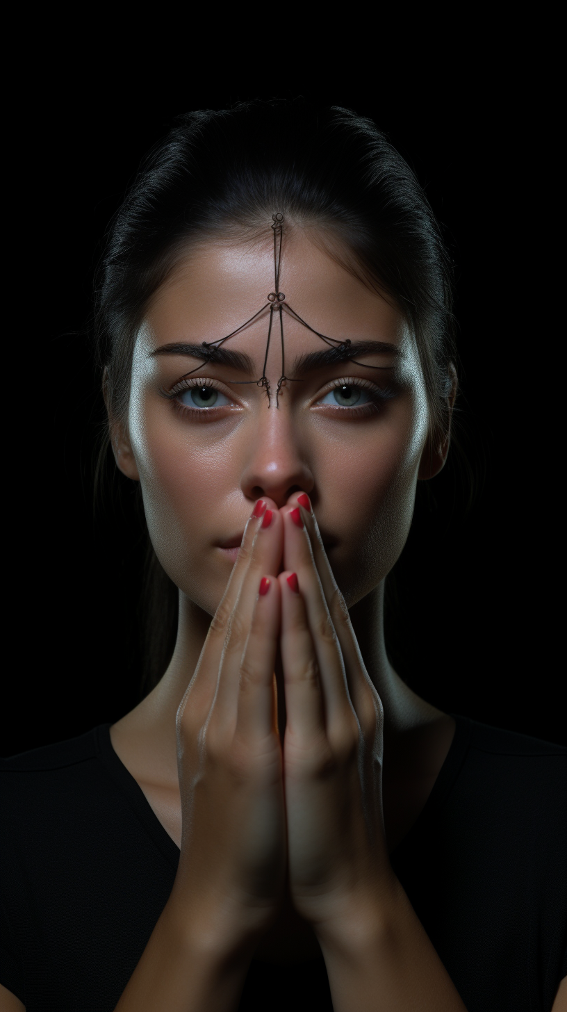 Beautiful Face Model with Manipulative Gesture