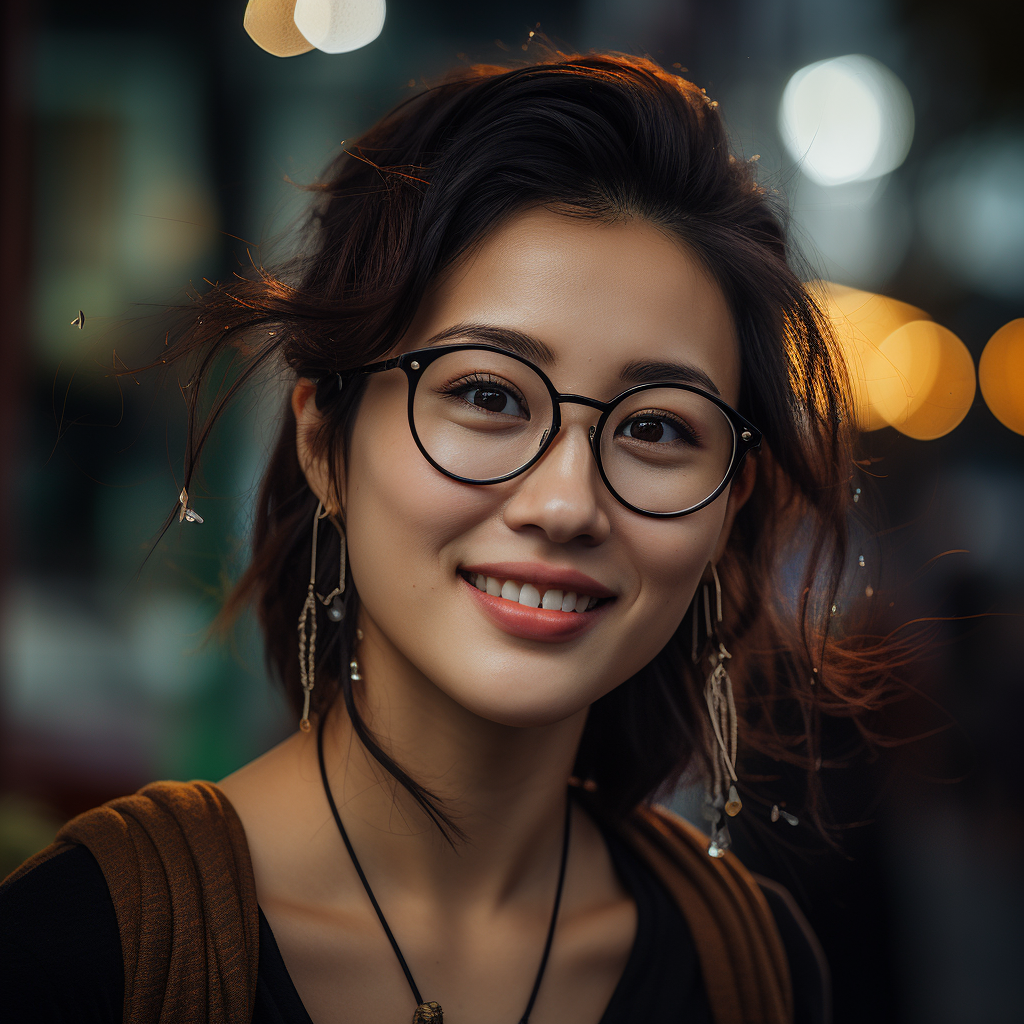 Portrait of Manny Jacinto with Glasses