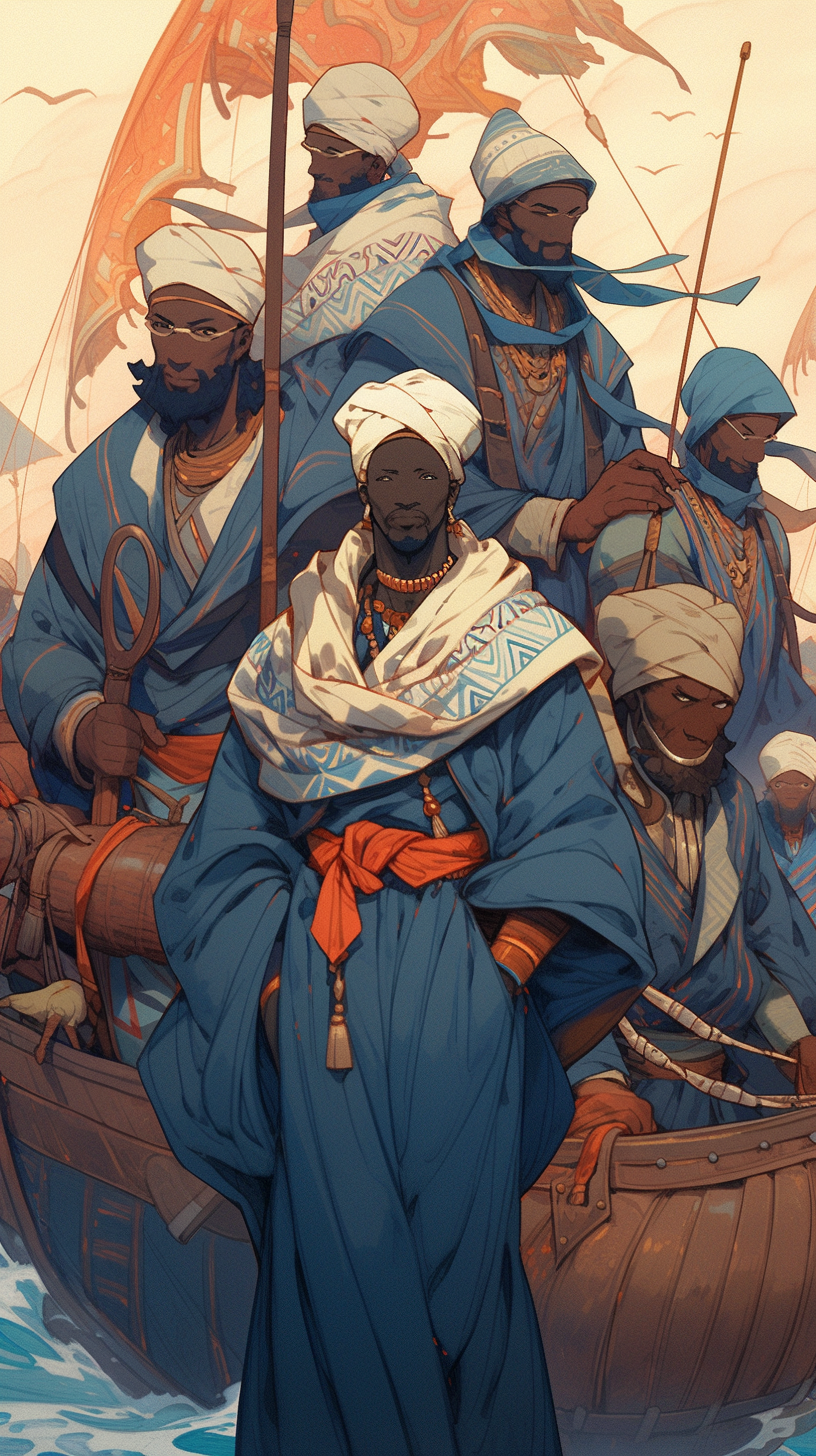 Mansa Abubakari II's Majestic Oceanic Expedition