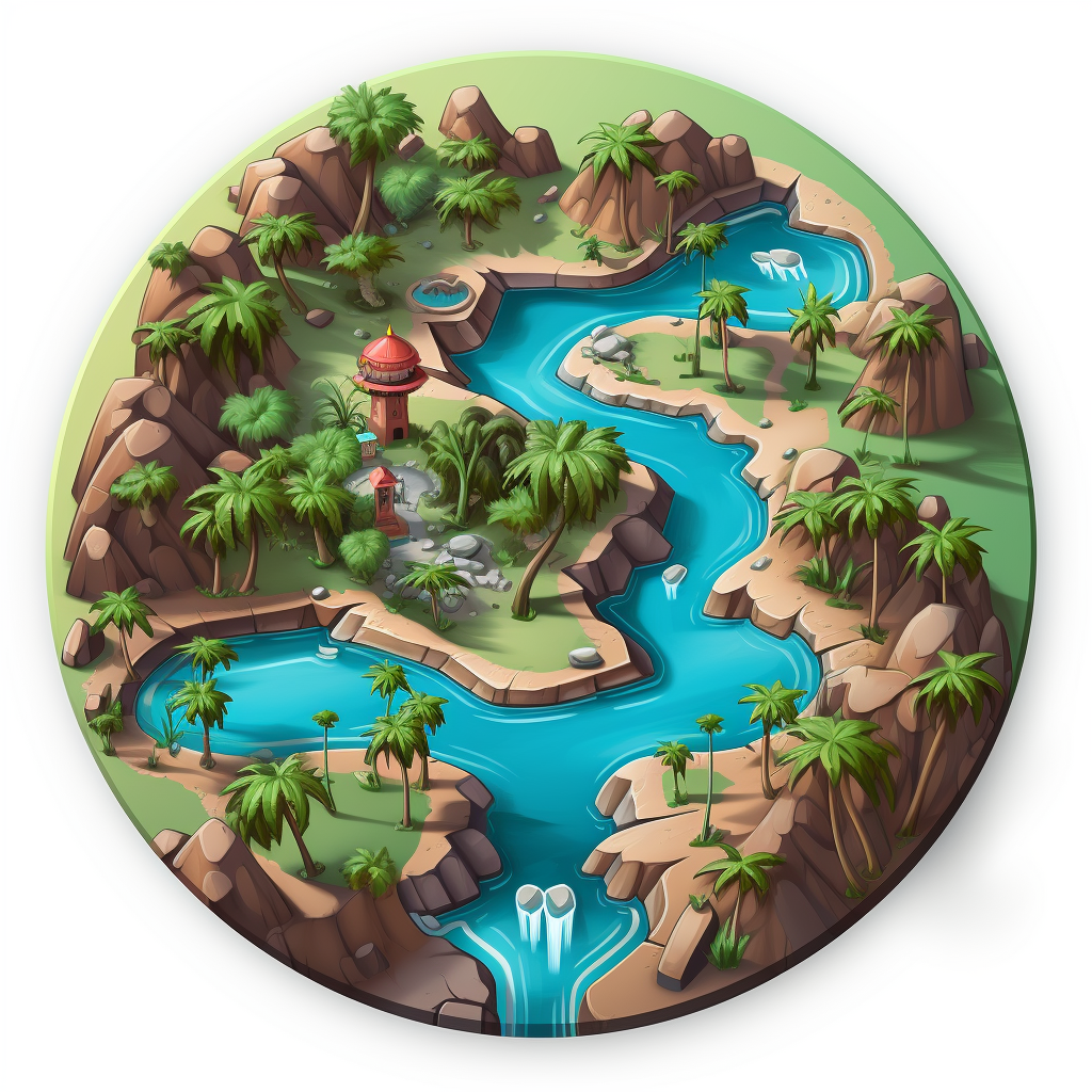 Oasis Map Icon