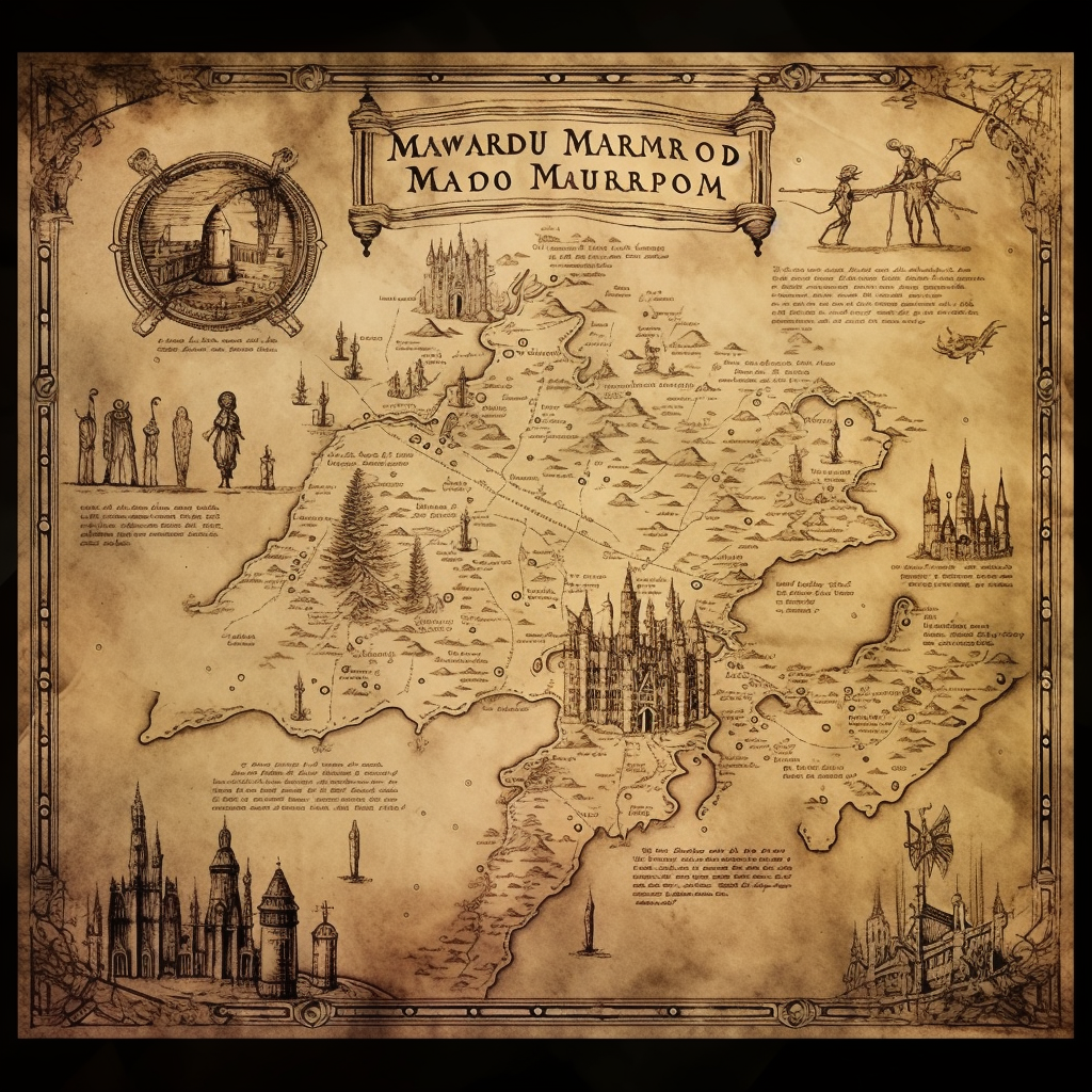 Harry Potter Marauders Map Poster