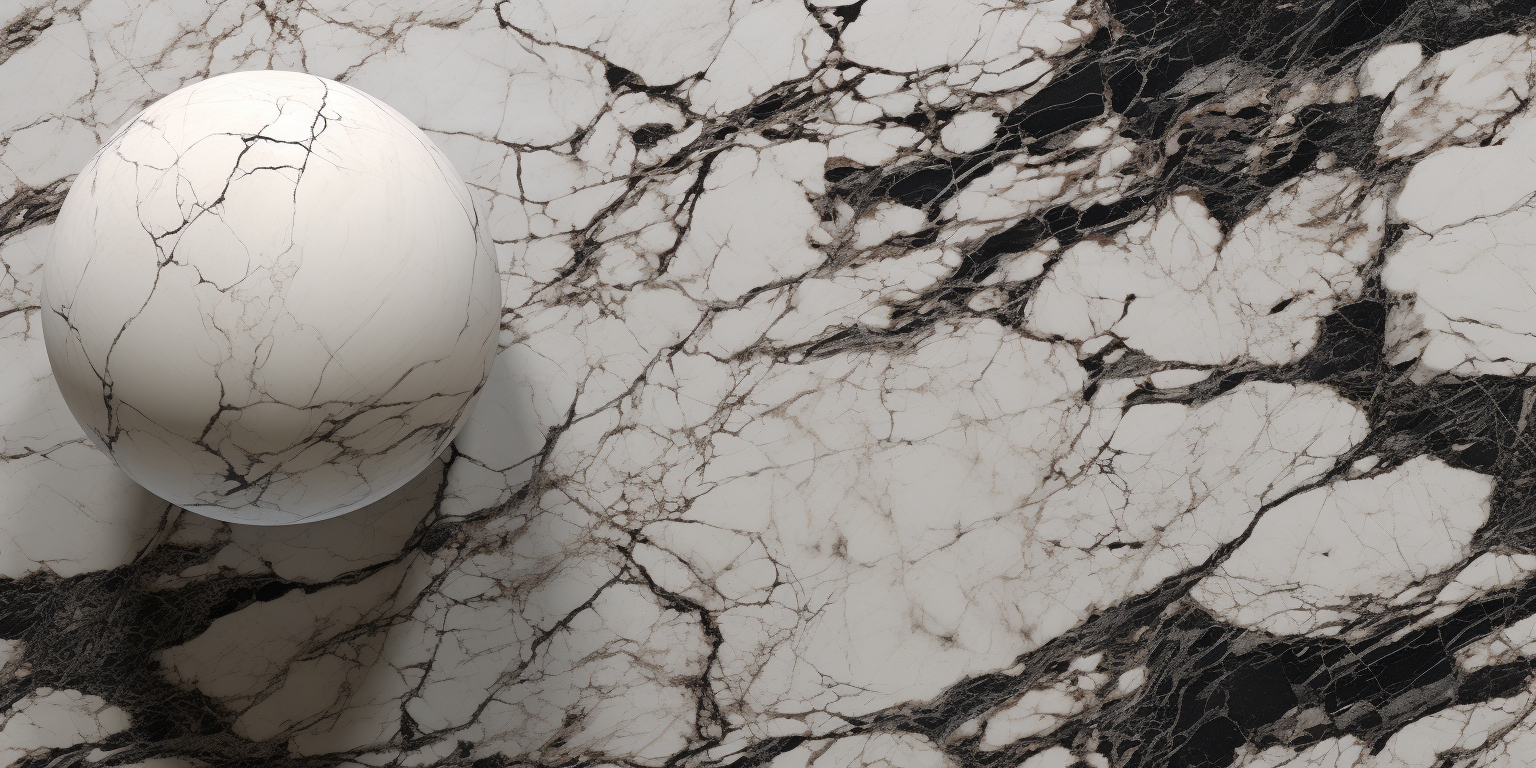 Detailed Marble Texture Close-up