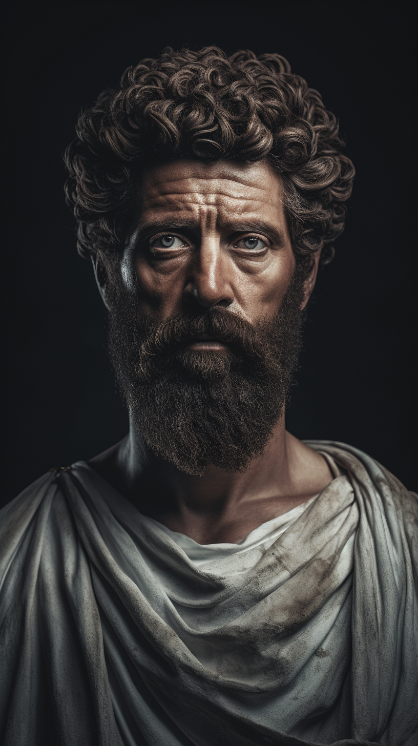 Image of Marcus Aurelius, a Stoic Philosopher