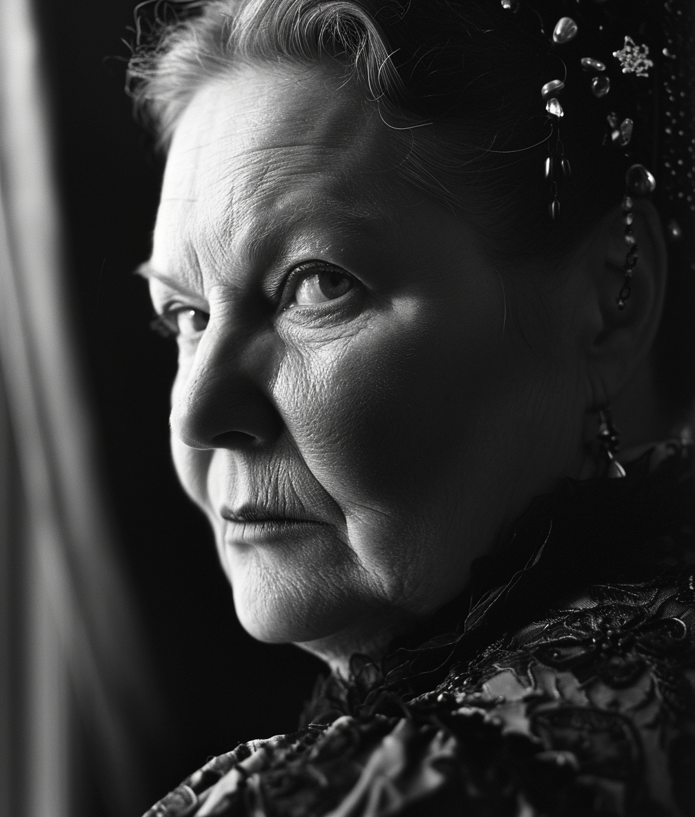 Maria Theresia in Ansel Adams Style Portrait