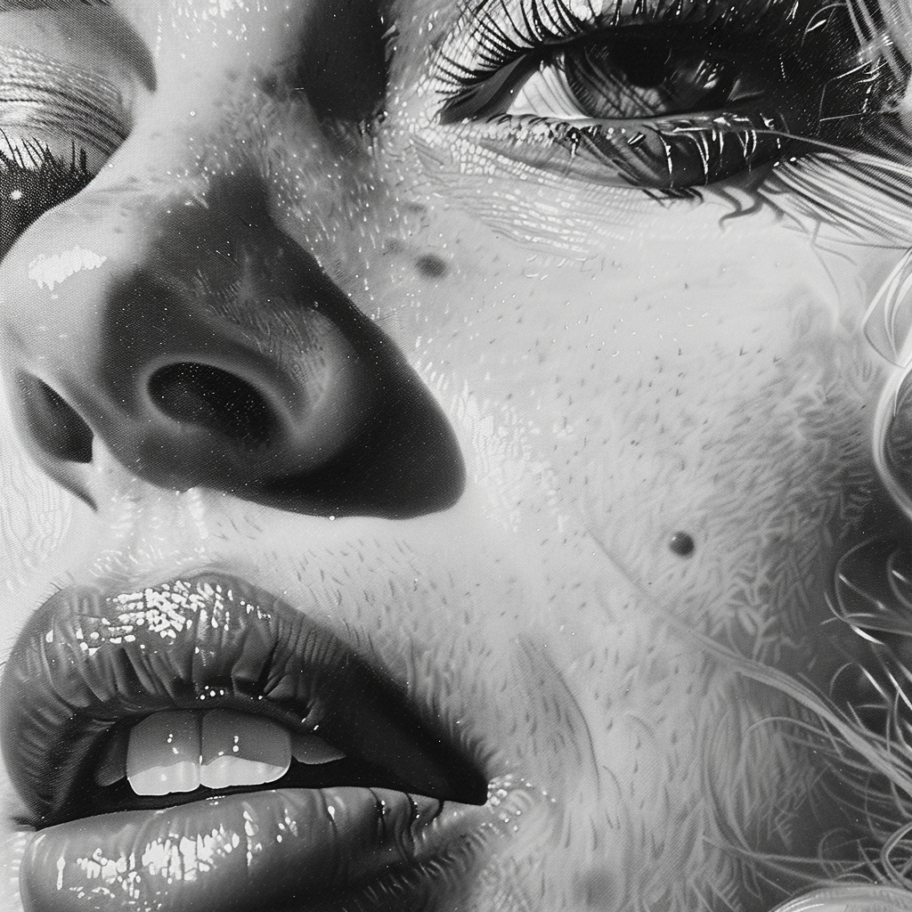 Marilyn Monroe ultra close up