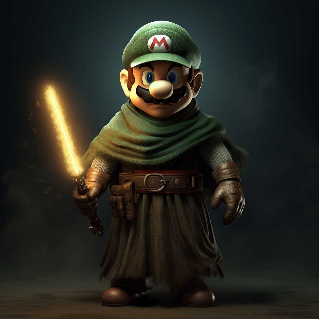 Super Mario Bros as Star Wars characters