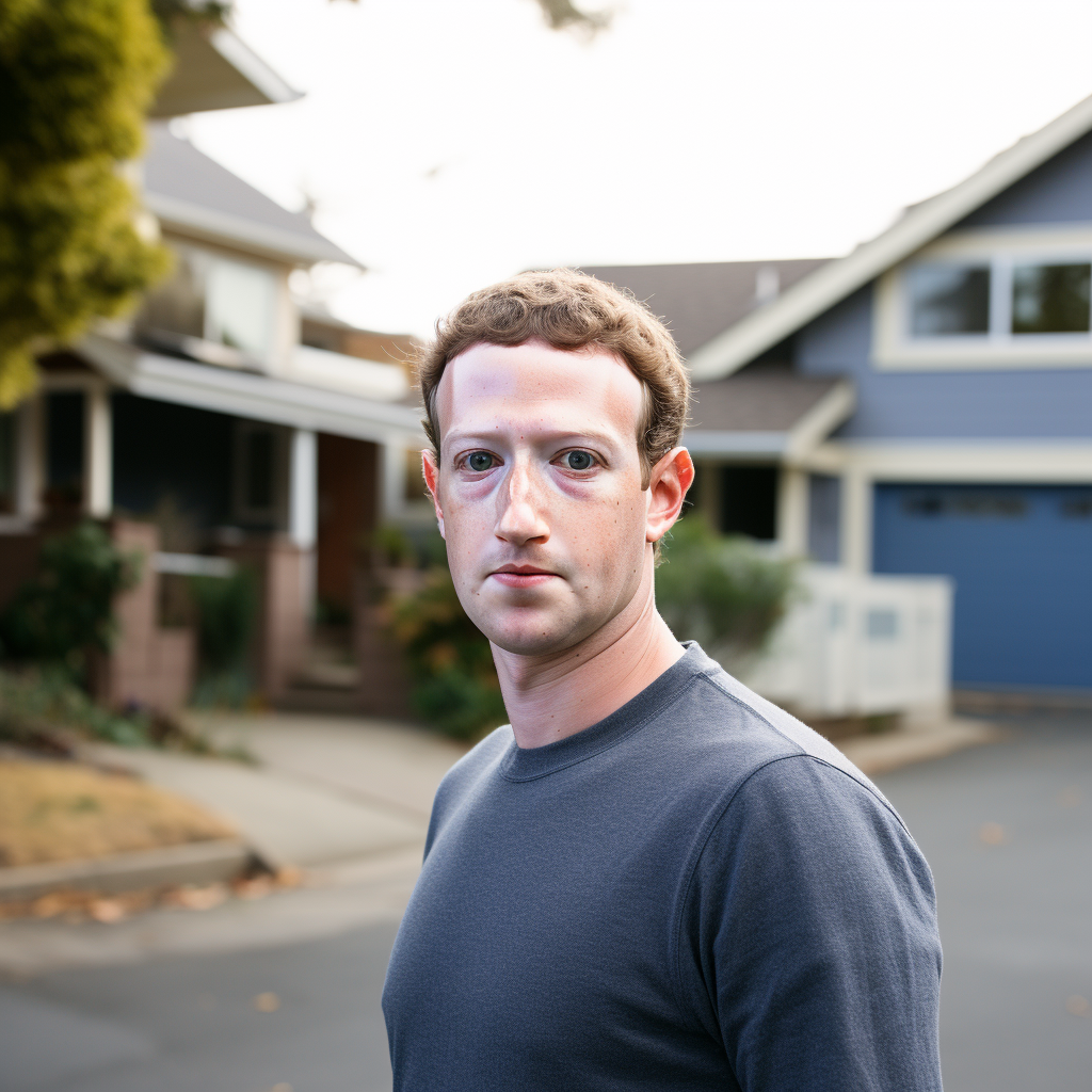 Mark Zuckerberg with confused head tilt