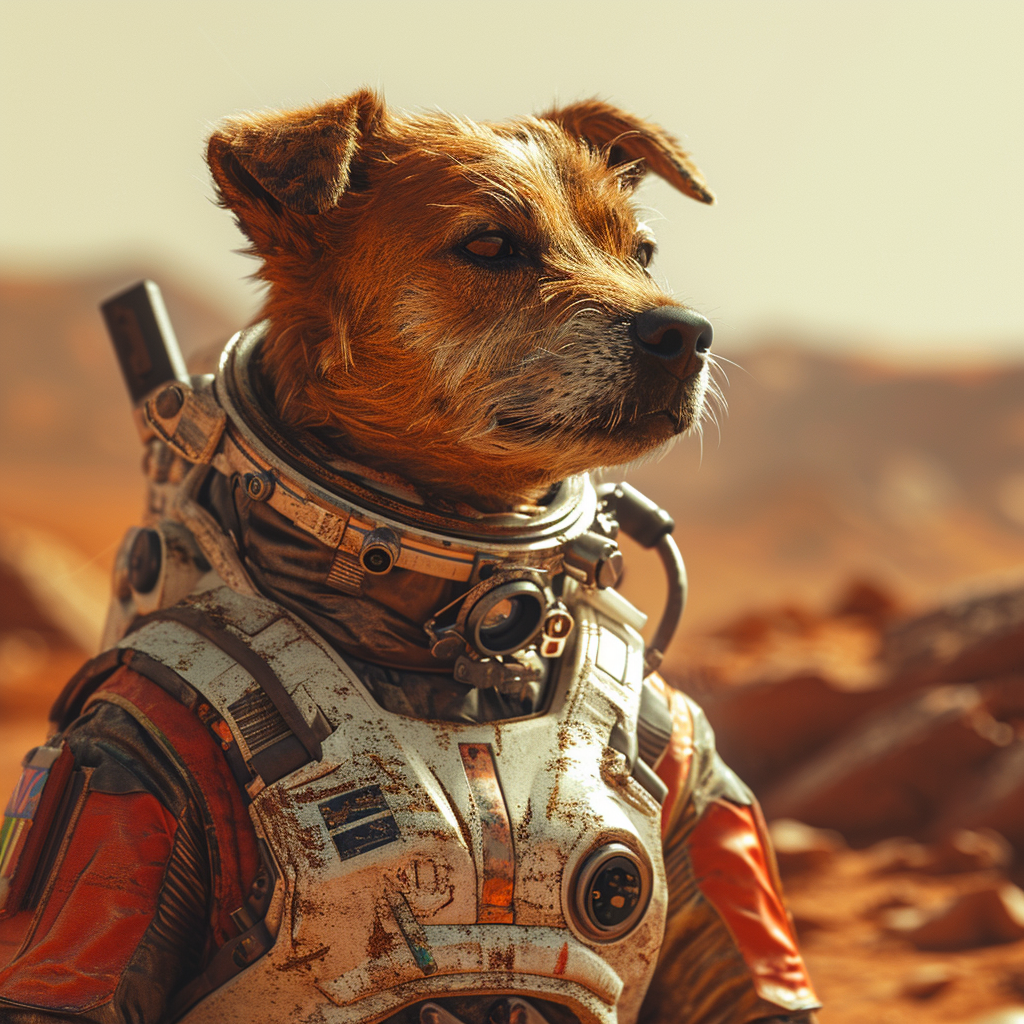 Adorable pet selection for life on Mars .