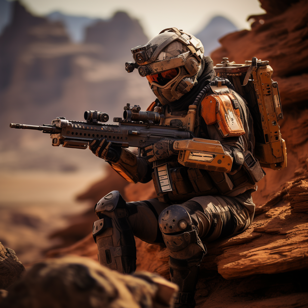 Mars Modern Combat Photo Set 2100