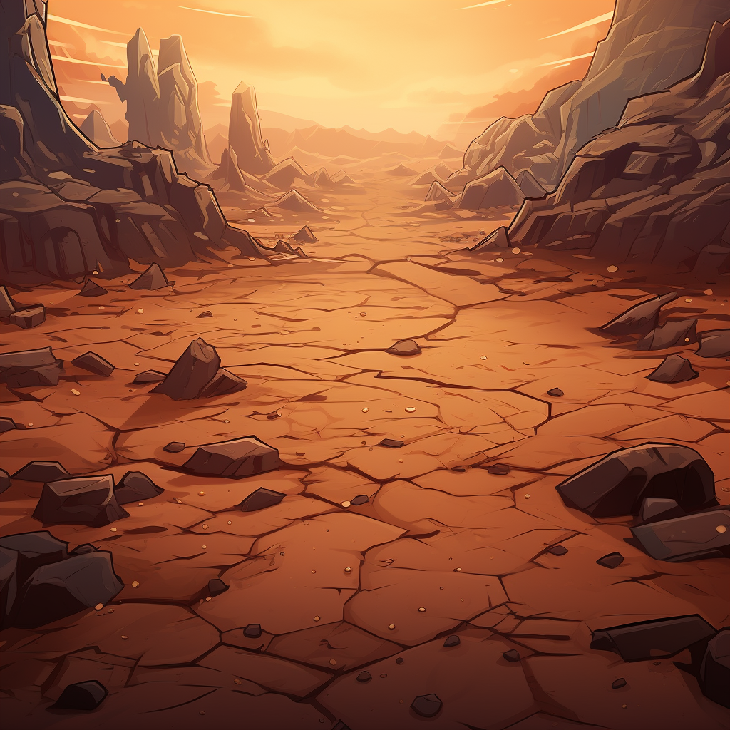 Martian ground texture for game