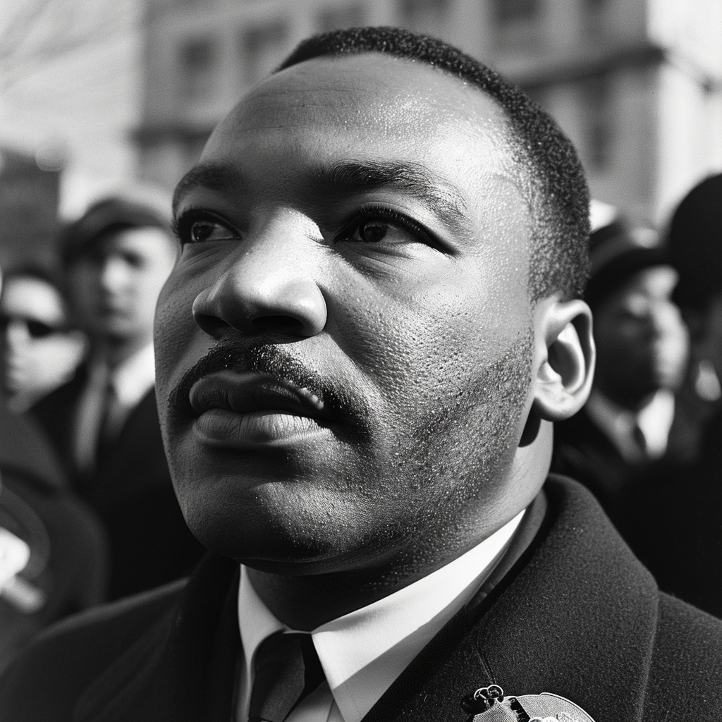 Image of Martin Luther King Jr. as a White Man