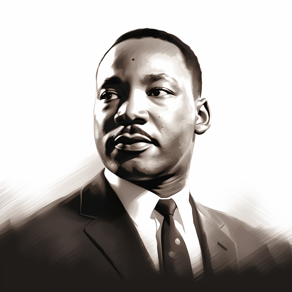 Martin Luther King sketch